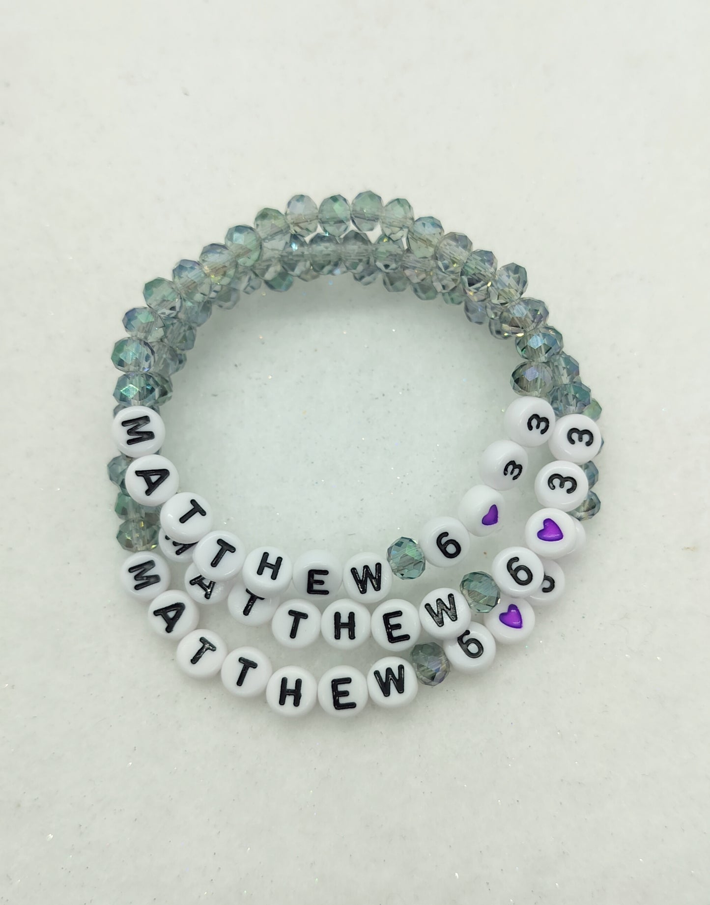 Matthew 6:33 Beaded Bracelet | Faith Bracelet | Seek First the Kingdom | Christian Jewelry Gift