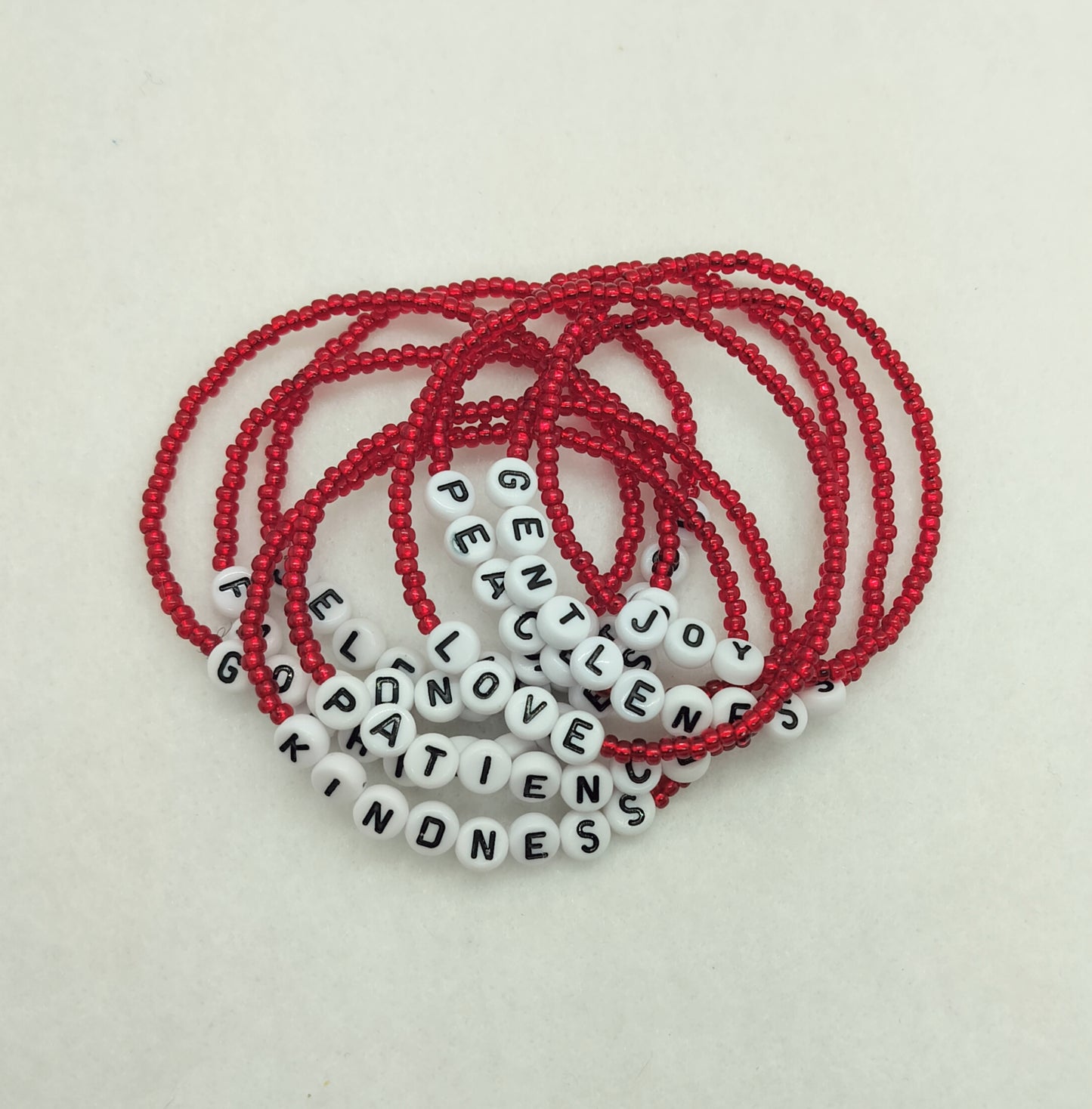 Fruit of the Spirit Bracelet Set (9) β Faith-Inspired Stackable Bracelets β Christian Gifts for Women β Spiritual Jewelry