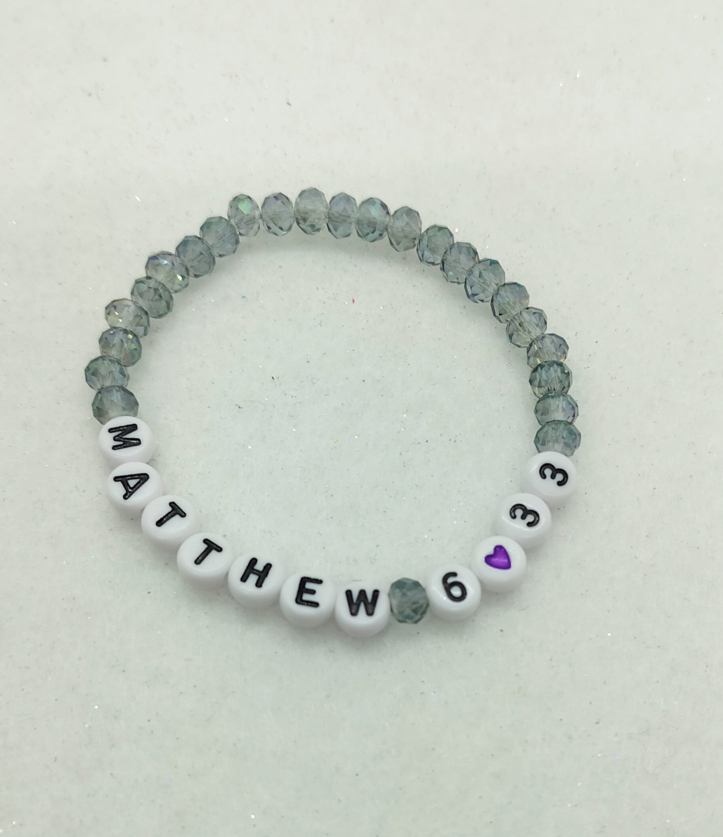 Matthew 6:33 Beaded Bracelet | Faith Bracelet | Seek First the Kingdom | Christian Jewelry Gift